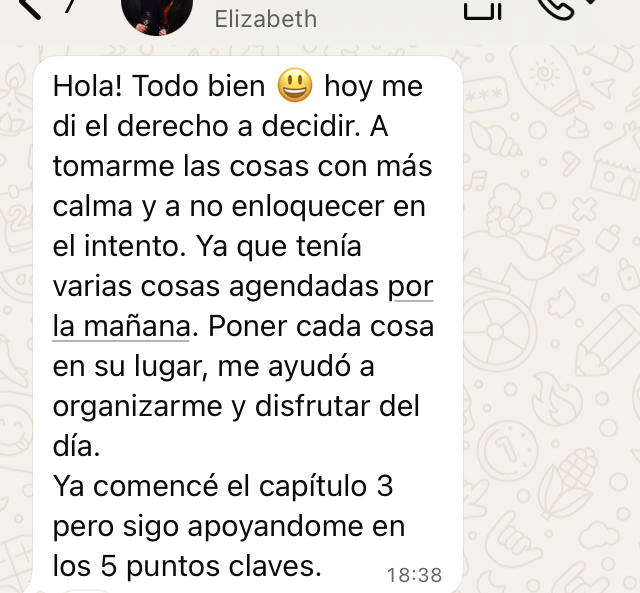 Testimonio Elizabeth — resultado